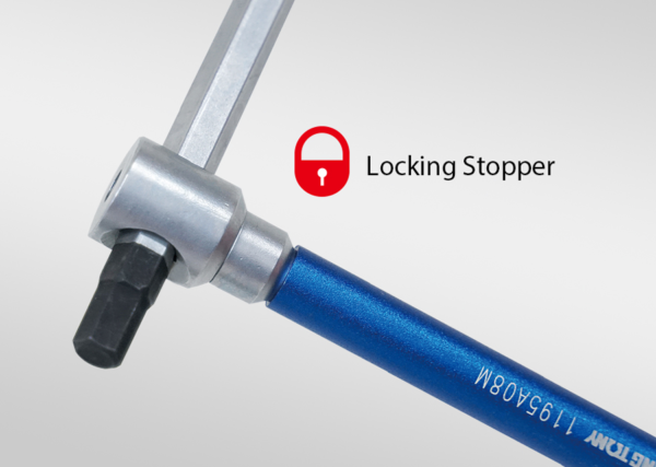 Jeu de clés en T - 8 pièces