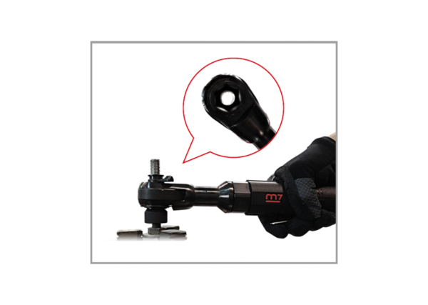 M7 - Coffret 13pcs cliquet pneumatique 1/2" GO THRU