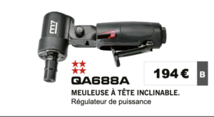 MEULEUSE À TÊTE INCLINABLE.