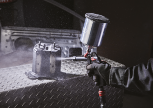 PISTOLET DE SABLAGE PNEUMATIQUE (0.6 L)